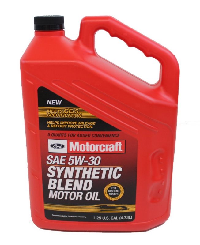 Масло моторное FORD Synthetic Blend Motor Oil 5W-30 5л FORD XO5W305QSP